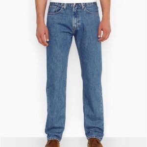 Levi's Men's Straight-Leg Jeans in Classic Blue Denim